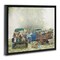 Stupell Industries Rustic Trucks with Country Flowers Floating Frame By Nan